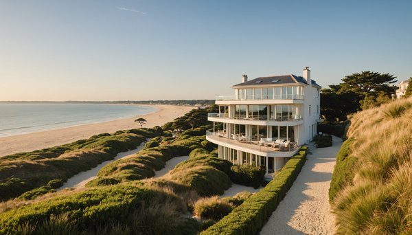 Propriété bord de mer à la baule : accès direct à la plage